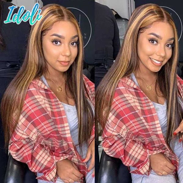 idoli remy hair ombre straight lace front wig t part human brazilian wigs for black women, Black;brown
idoli remy hair ombre straight lace front wig t part human brazilian wigs for black women, Black;brown