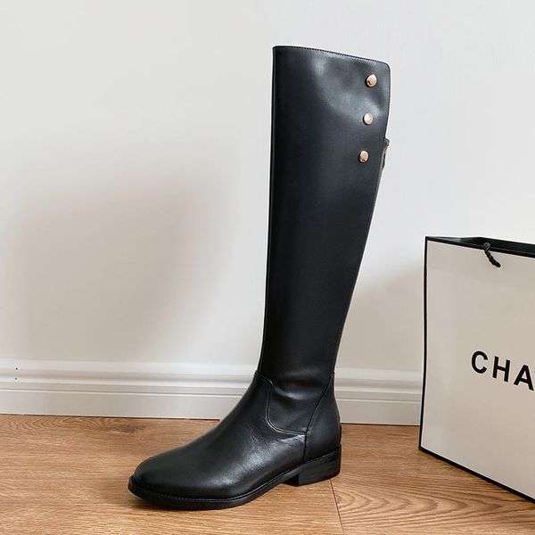boots 2021 winter black leather chunky heels knee round toe long solid flat shoes for women's
boots 2021 winter black leather chunky heels knee round toe long solid flat shoes for women's