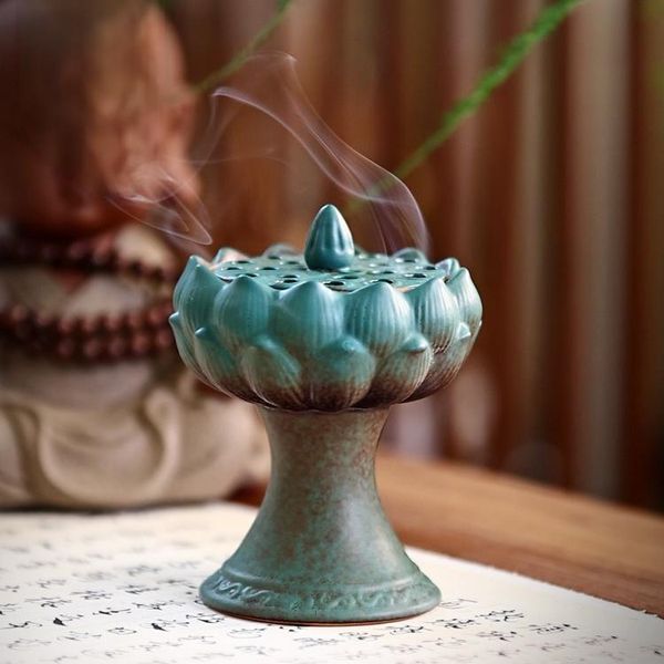 fragrance lamps vintage ceramic incense burner agarwood church smoke fountain lotus house quemador de incienso home decor 50
fragrance lamps vintage ceramic incense burner agarwood church smoke fountain lotus house quemador de incienso home decor 50