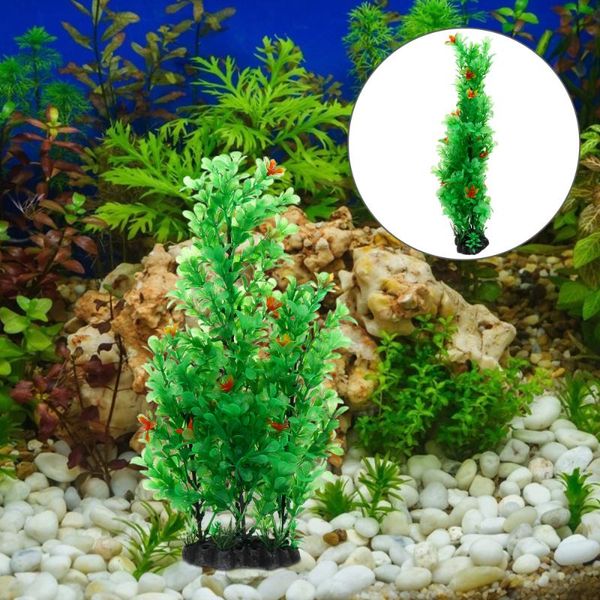 decorations 1pc artificial aquatic plant lifelike water aquarium ornament