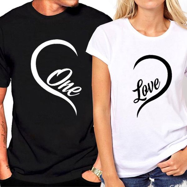 women's t-shirt women one love letter print heart couples tees fashion t shirt for lovers men hipster summer, White
women's t-shirt women one love letter print heart couples tees fashion t shirt for lovers men hipster summer, White