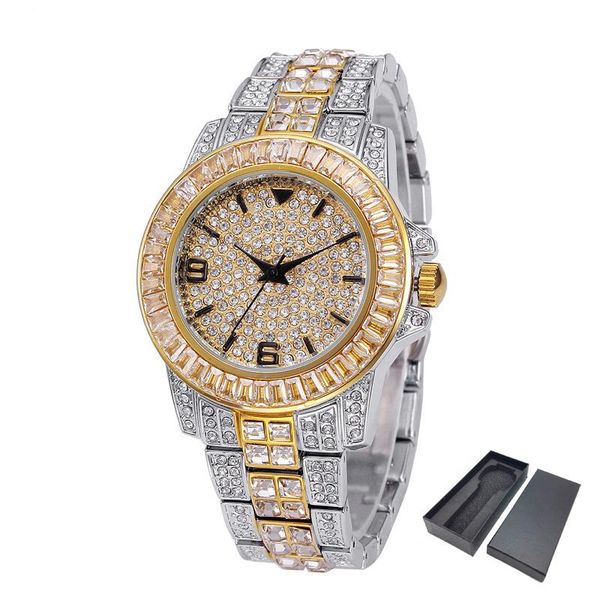 wristwatches 18k gold men watch role iced-out mens fashion quartz watches hip hop bling full diamonds clock hours stainless steel reloj homb, Slivery;brown
wristwatches 18k gold men watch role iced-out mens fashion quartz watches hip hop bling full diamonds clock hours stainless steel reloj homb, Slivery;brown