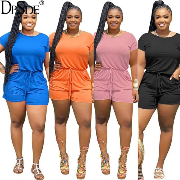 women's jumpsuits & rompers dpsde 2021 summer women fashion street casual style short sleeve round neck pure color pants, Black;white
women's jumpsuits & rompers dpsde 2021 summer women fashion street casual style short sleeve round neck pure color pants, Black;white