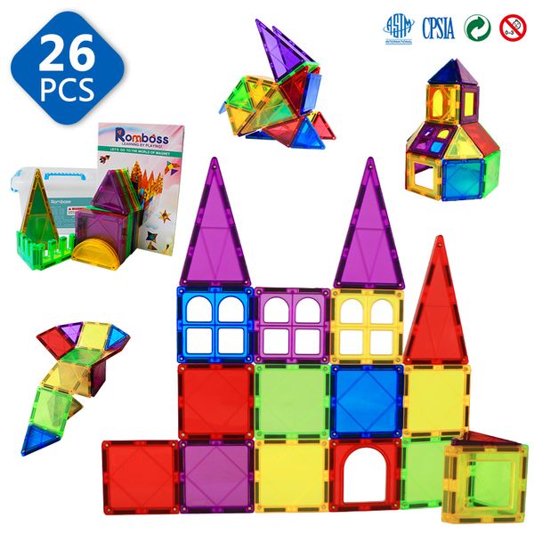 magnetic building blocks construction games magnet designer educational toys magnetic tiles for kids gift