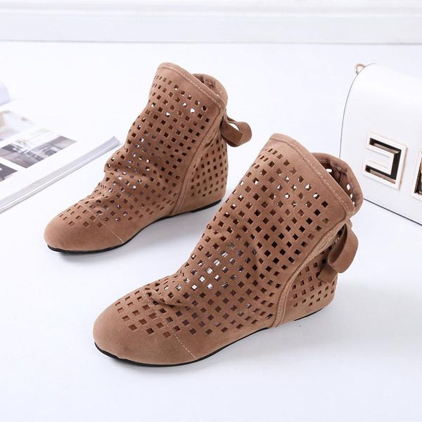 boots 2021 hollow women summer low hidden wedges bottom heel ankle female cute shoes, Black
boots 2021 hollow women summer low hidden wedges bottom heel ankle female cute shoes, Black