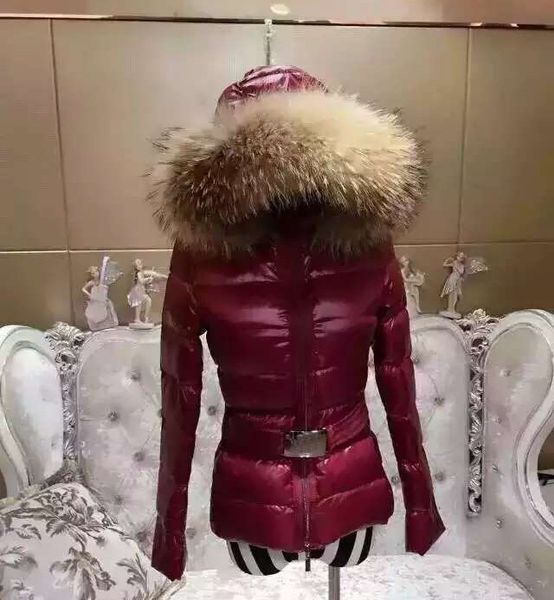 european station winter luxury down jacket european and american super large raccoon real fur collar caots thick slim short down jackets fem, Black
european station winter luxury down jacket european and american super large raccoon real fur collar caots thick slim short down jackets fem, Black