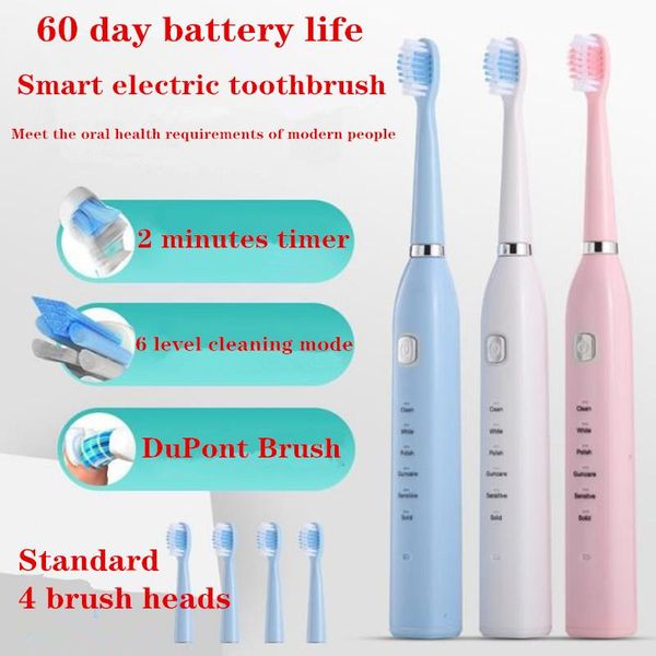 smart electric toothbrush 03 usb charging sonic vibration household couple 
smart electric toothbrush 03 usb charging sonic vibration household couple