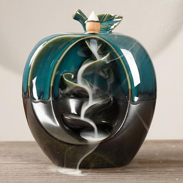 fragrance lamps ceramic backflow incense burners apples fruit cone censer decoractive fountain office deskornament home decoration
fragrance lamps ceramic backflow incense burners apples fruit cone censer decoractive fountain office deskornament home decoration