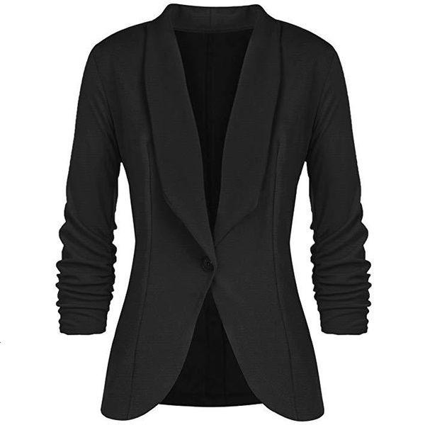 Women's Suits & Blazers CINESSD Office Lady Coat Solid Long Sleeves Cardigan Button Casual Suit Navy Blue Draped Slim Cotton Women Blaz, White;black
Women's Suits & Blazers CINESSD Office Lady Coat Solid Long Sleeves Cardigan Button Casual Suit Navy Blue Draped Slim Cotton Women Blaz, White;black