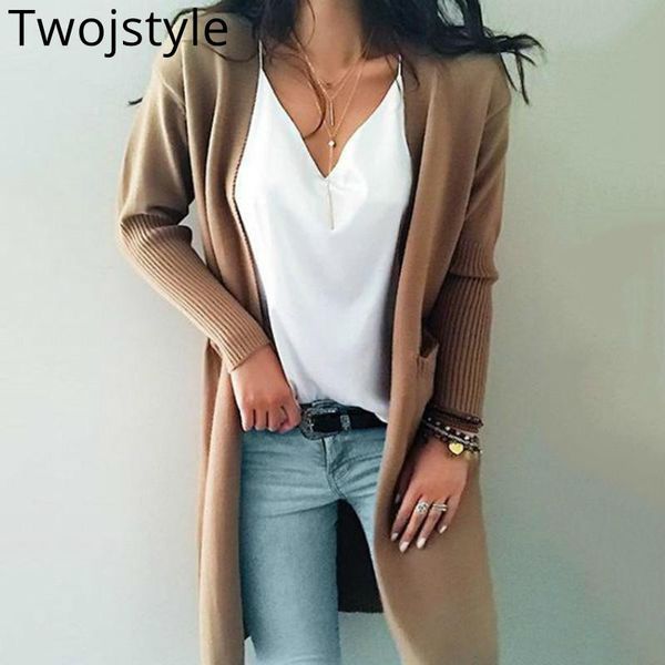 women's sweaters winter pocket long cardigan women 2021 knitted sweater female sleeve elastic black outwear, White;black
women's sweaters winter pocket long cardigan women 2021 knitted sweater female sleeve elastic black outwear, White;black