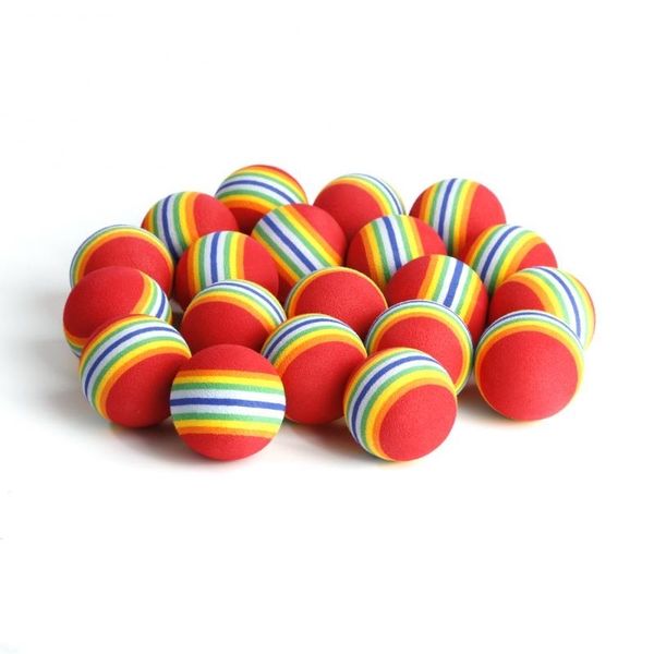 20pcs 38mm eva foam soft rainbow stripe golf training balls swing club beginner practice aids ball indoor
20pcs 38mm eva foam soft rainbow stripe golf training balls swing club beginner practice aids ball indoor