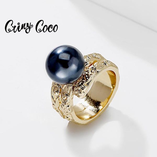 cluster rings cring coco pearl unique design hawaiian gold color geometric wholesale promise ring for women female gifts, Golden;silver
cluster rings cring coco pearl unique design hawaiian gold color geometric wholesale promise ring for women female gifts, Golden;silver