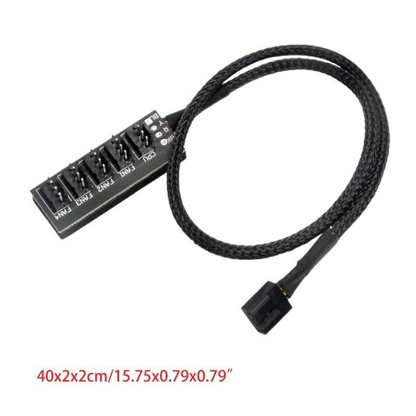 hubs j2fd 4-pin pwm fan hub, pc fans hub sleeved 4 way splitter cable, computer cpu/case power multi connector
hubs j2fd 4-pin pwm fan hub, pc fans hub sleeved 4 way splitter cable, computer cpu/case power multi connector