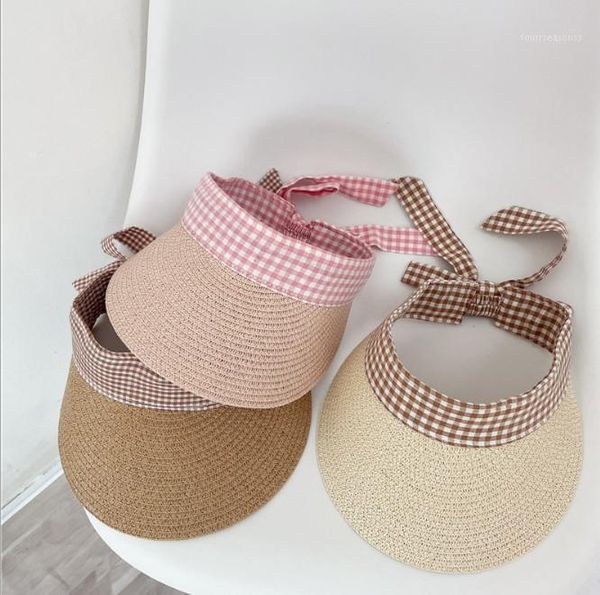 caps & hats kids visor cap girls plaid sun-resistant baseball hat straw with bowknot for summer autumn 7 colors1, Yellow
caps & hats kids visor cap girls plaid sun-resistant baseball hat straw with bowknot for summer autumn 7 colors1, Yellow