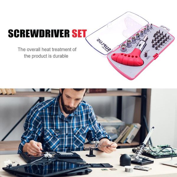professional hand tool sets 30 pcs/set ratchet small screwdriver bit set torx hexagonal allen head adapter socket tools in plastic box
professional hand tool sets 30 pcs/set ratchet small screwdriver bit set torx hexagonal allen head adapter socket tools in plastic box