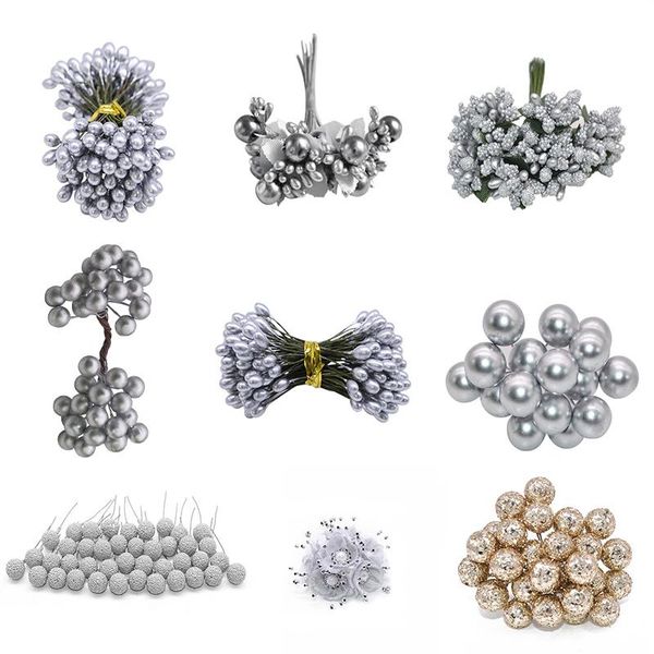 party decoration silver color christmas flower stamen cherry berries creative wedding ornament festive/birthday table decor craft wreath
party decoration silver color christmas flower stamen cherry berries creative wedding ornament festive/birthday table decor craft wreath