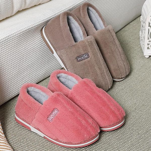 slippers men women winter furry plush non-slip bedroom man couple soft indoor home cotton shoes slides, Black
slippers men women winter furry plush non-slip bedroom man couple soft indoor home cotton shoes slides, Black