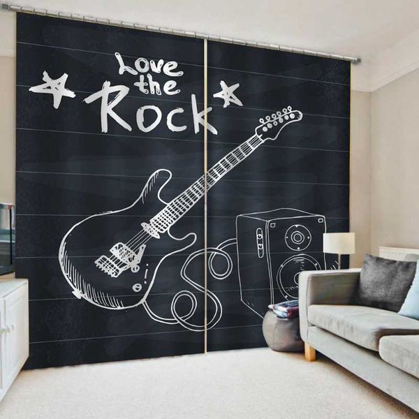 curtain & drapes european style brief 3d curtains rock cello for living room bedroom black blackout kitchen window cortina
curtain & drapes european style brief 3d curtains rock cello for living room bedroom black blackout kitchen window cortina