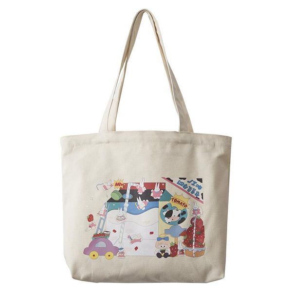 evening bags original illustration women canvas bag cartoon print shoulder large capacity students books reusable eco totes
evening bags original illustration women canvas bag cartoon print shoulder large capacity students books reusable eco totes