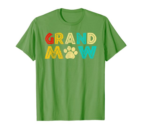 grand maw shirt doggy lover retro style grandparent shirt, White;black