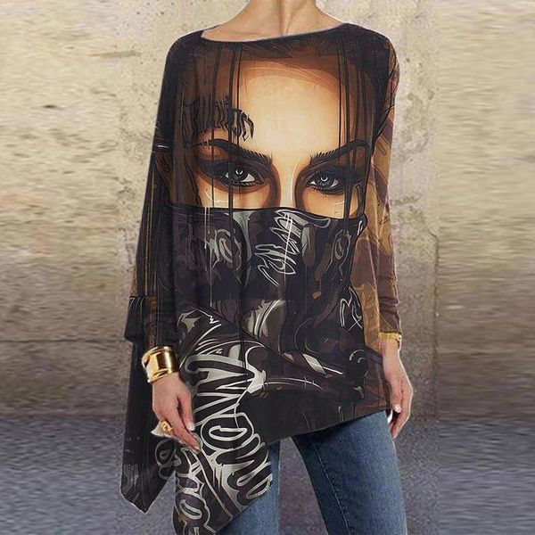 abstract women face blouses fashion painting print o-neck long sleeves shirts spring casual loose camisa femenina women's &, White
abstract women face blouses fashion painting print o-neck long sleeves shirts spring casual loose camisa femenina women's &, White