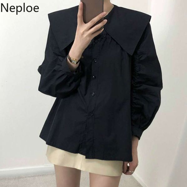 neploe shirts women solid turn down collar single breasted ladies blouses spring 2020 loose casual long sleeve female 1a363, White
neploe shirts women solid turn down collar single breasted ladies blouses spring 2020 loose casual long sleeve female 1a363, White