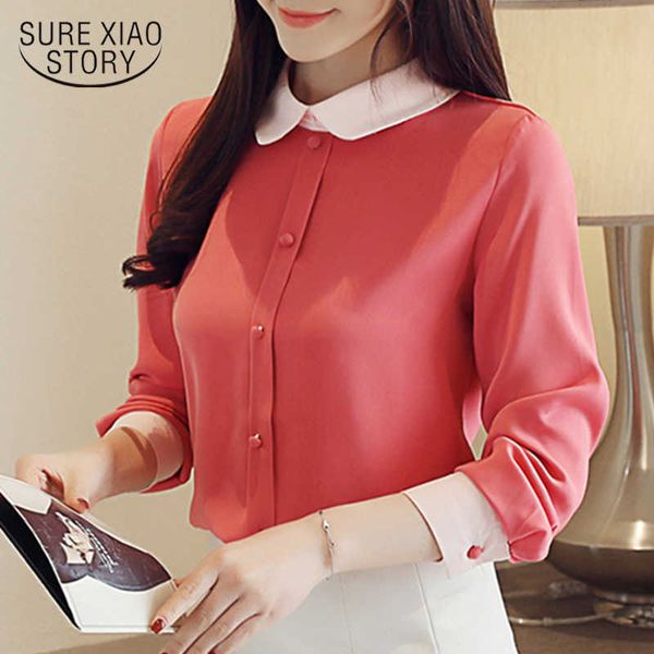 blusas mujer de moda chiffon women and blouses long sleeve blouse button turn-down collar plus size shirts 1987 50 210527, White
blusas mujer de moda chiffon women and blouses long sleeve blouse button turn-down collar plus size shirts 1987 50 210527, White
