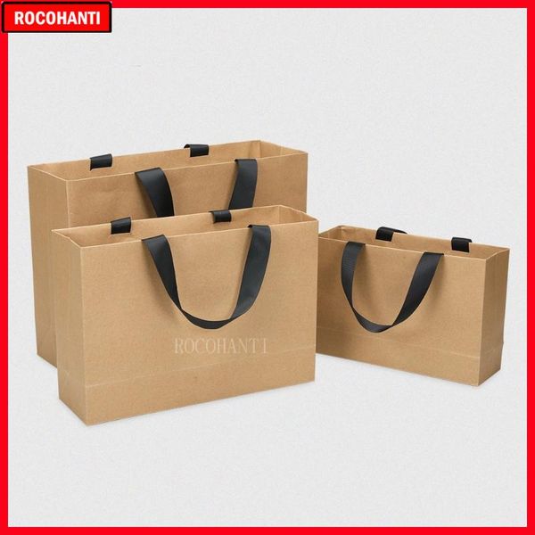 shopping bags 50x customized kraft paper bag with thread rope handle for boutique clothing shop custom printed gift
shopping bags 50x customized kraft paper bag with thread rope handle for boutique clothing shop custom printed gift
