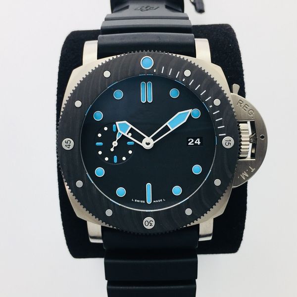 vs pam799 47mm wristwatches men carbon fiber rotating bezel super luminous watches p9010 automatic machine movement watch00, Slivery;brown
vs pam799 47mm wristwatches men carbon fiber rotating bezel super luminous watches p9010 automatic machine movement watch00, Slivery;brown