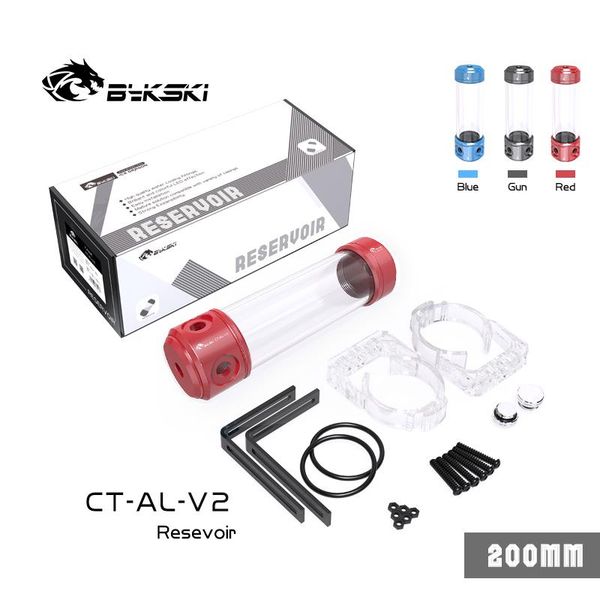 blue/red/gray 200 x 50mm diameter cylindrical water-cooled tank aluminum alloy coolant + acrylic g1/4 reservoir fans & coolings
blue/red/gray 200 x 50mm diameter cylindrical water-cooled tank aluminum alloy coolant + acrylic g1/4 reservoir fans & coolings