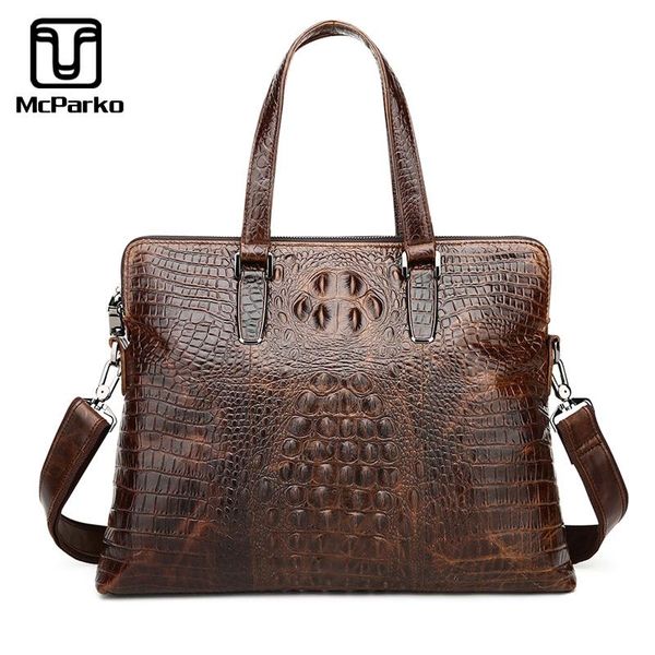 briefcases cow leather briefcase vintage men's genuine bags embossing crocodile design brown business hand for men
briefcases cow leather briefcase vintage men's genuine bags embossing crocodile design brown business hand for men