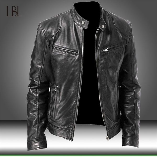 winter leather jacket men warm motorcycle pu jacket slim fit male autumn faux leather coat men's casual zipper warm windbreaker 211119, Black
winter leather jacket men warm motorcycle pu jacket slim fit male autumn faux leather coat men's casual zipper warm windbreaker 211119, Black
