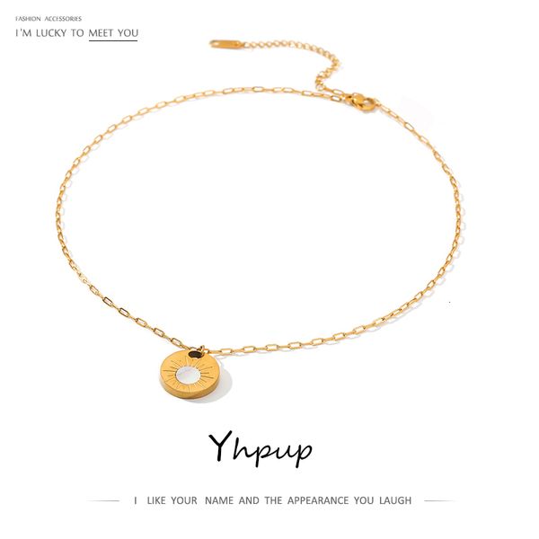 necklaces pendants yhpup round natural shell pendant for women charm stainless steel fashion temperament collar collares jewelry, Silver
necklaces pendants yhpup round natural shell pendant for women charm stainless steel fashion temperament collar collares jewelry, Silver