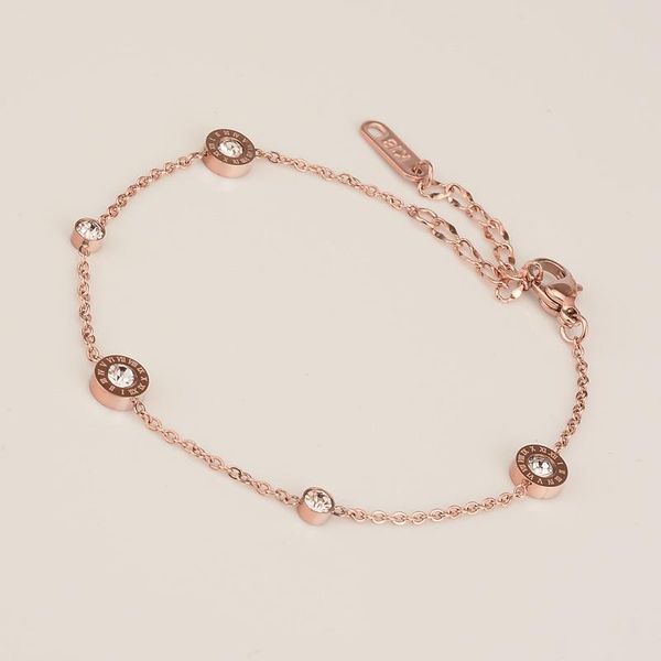 charm bracelets 18kgp titanium steel roman numerals bracelet for women crystal hand chain accessories jewelry, Golden;silver
charm bracelets 18kgp titanium steel roman numerals bracelet for women crystal hand chain accessories jewelry, Golden;silver