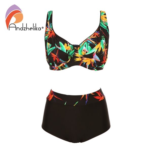 andzhelika new plus size swimwear high waist bikinis women deep soft cup swimsuit floral print wide halter bathing suits, White;black
andzhelika new plus size swimwear high waist bikinis women deep soft cup swimsuit floral print wide halter bathing suits, White;black
