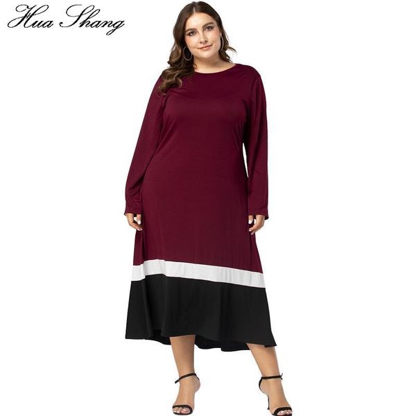 casual dresses contrast color elegant dress plus size women autumn winter long sleeve loose oversized ladies tunic maxi, Black;gray
casual dresses contrast color elegant dress plus size women autumn winter long sleeve loose oversized ladies tunic maxi, Black;gray