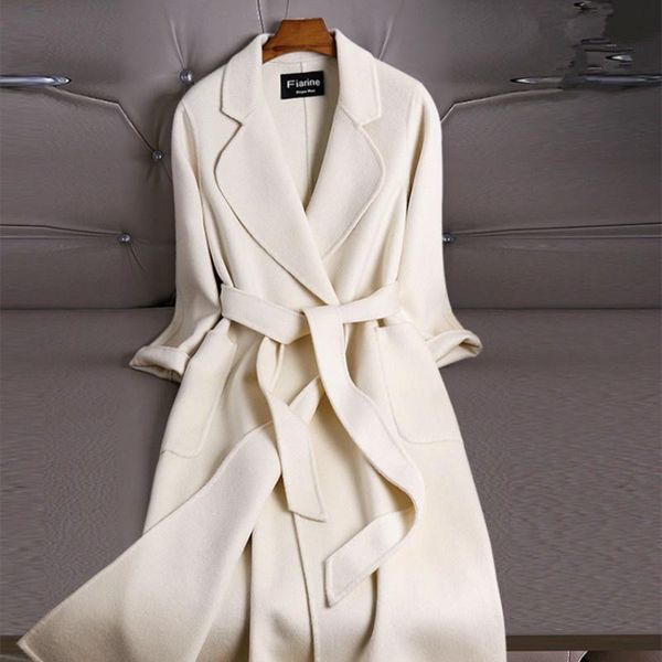 women's wool & blends kmetram real coat autumn winter jacket women fashion woolen female korean long jackets windbreaker manteau femme, Black
women's wool & blends kmetram real coat autumn winter jacket women fashion woolen female korean long jackets windbreaker manteau femme, Black
