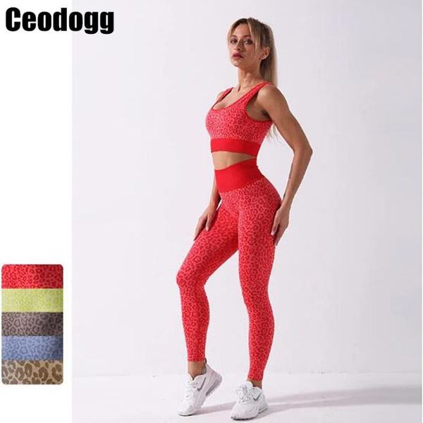 yoga outfits leopard printed sets women seamless workout 2 pcs set fitness bra and leggings for active wear, White;red
yoga outfits leopard printed sets women seamless workout 2 pcs set fitness bra and leggings for active wear, White;red