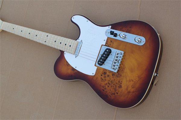 custom shop brown telecaster natural electric guitar basswood body dot inlay maple fingerboard white pickguard
custom shop brown telecaster natural electric guitar basswood body dot inlay maple fingerboard white pickguard