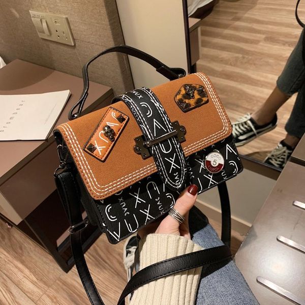 evening bags contrast color bag pu leather crossbody for women vintage rivet handbagstote sac a main femme brand print shoulder
evening bags contrast color bag pu leather crossbody for women vintage rivet handbagstote sac a main femme brand print shoulder