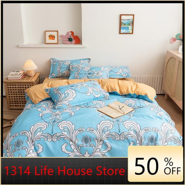 bedding sets 1314 skin-friendly aloe cotton four-piece dormitory quilt cover pillowcase imitation sanding three-piece set
bedding sets 1314 skin-friendly aloe cotton four-piece dormitory quilt cover pillowcase imitation sanding three-piece set