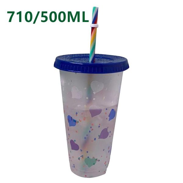 mugs 710ml straw cup with lid color change coffee reusable cups plastic tumbler matte finish mug 24 fl oz
mugs 710ml straw cup with lid color change coffee reusable cups plastic tumbler matte finish mug 24 fl oz