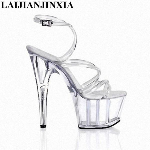 crystal shoes, 6 inch stiletto high heels clear platforms strappy shoes 15cm sandals, Black
crystal shoes, 6 inch stiletto high heels clear platforms strappy shoes 15cm sandals, Black