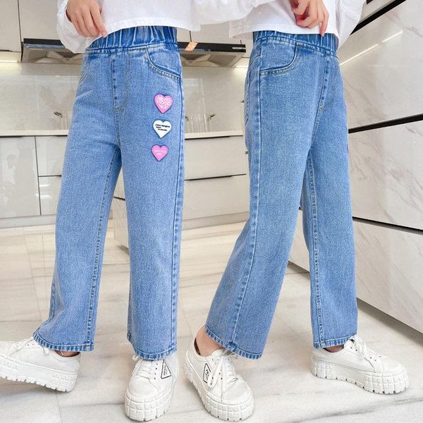jeans baby girls pants heart print spring autumn fashion loose denim kids casual school children trousers 6 8 10 12 13 14y, Blue
jeans baby girls pants heart print spring autumn fashion loose denim kids casual school children trousers 6 8 10 12 13 14y, Blue