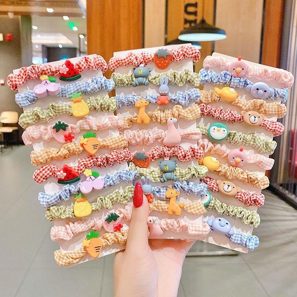 hair accessories 10 pieces/set of cartoon animal tie baby elasticity good rope girl cute ponytail holder ties, Slivery;white
hair accessories 10 pieces/set of cartoon animal tie baby elasticity good rope girl cute ponytail holder ties, Slivery;white