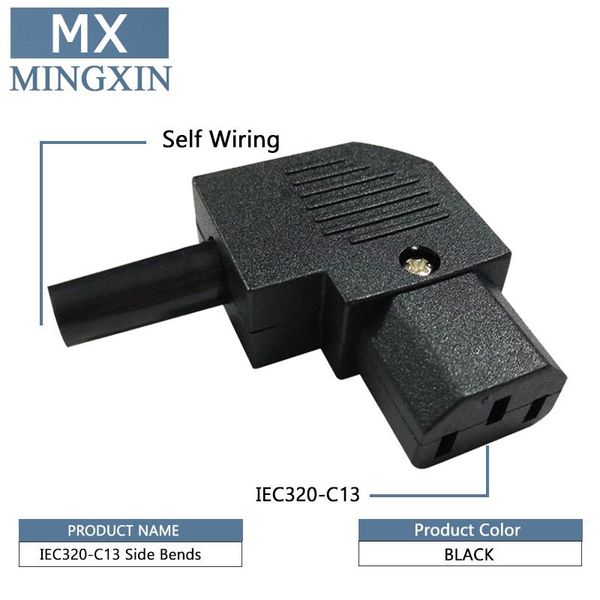 smart power plugs c13 left angle iec rewirable horizontal connector 125 v-250 v 90 degree plug
smart power plugs c13 left angle iec rewirable horizontal connector 125 v-250 v 90 degree plug