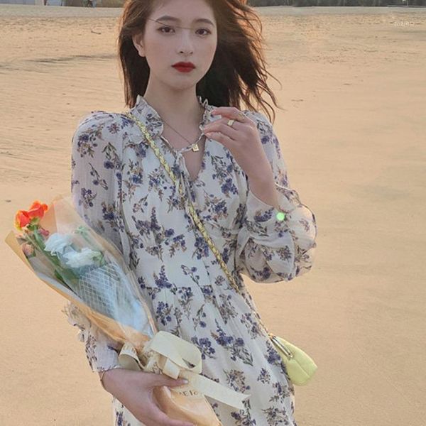 hu chuliang 2021 summer floral chiffon gentle fairy beach resort dress two piece, White
hu chuliang 2021 summer floral chiffon gentle fairy beach resort dress two piece, White