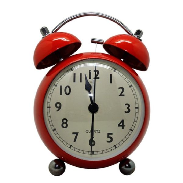 other clocks & accessories retro creative metal european-style quartz alarm clock, household silent electronic bedside night lamp clock 
other clocks & accessories retro creative metal european-style quartz alarm clock, household silent electronic bedside night lamp clock