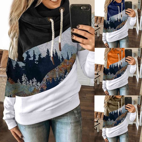 fashion trends ladies' sweaters women's patchwork hooded sweater in autumn and winter 2021 hoodies, Black
fashion trends ladies' sweaters women's patchwork hooded sweater in autumn and winter 2021 hoodies, Black