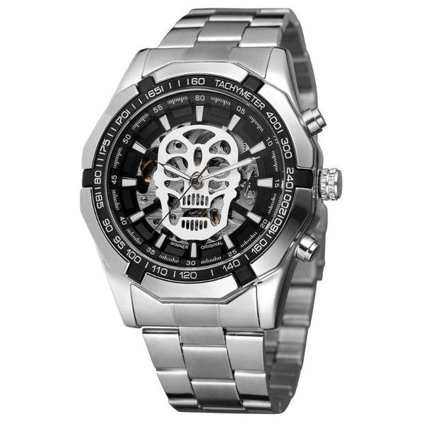 wristwatches hollow ghost custom brand mens skull skeleton luxury men wrist automatic mechanical watch man, Slivery;brown
wristwatches hollow ghost custom brand mens skull skeleton luxury men wrist automatic mechanical watch man, Slivery;brown